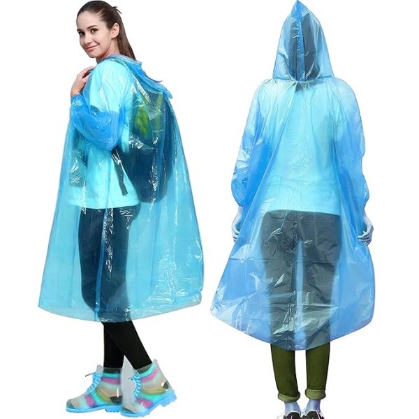Disposable Raincoat Premium Quality | Set of 02pc - Image 4